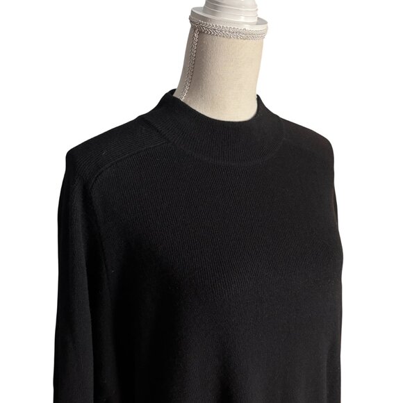 Hatch Maternity merino wool sweater dress in black size 3 L large Belen - Picture 5 of 10
